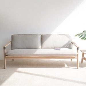 Ashley Outdoor 3 Seater Sofa | Grey 180cm