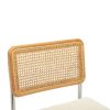 Kaye Rattan Bouclé Dining Chair