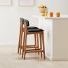 Lazio Leather Bar Stool