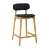 Lazio Leather Bar Stool