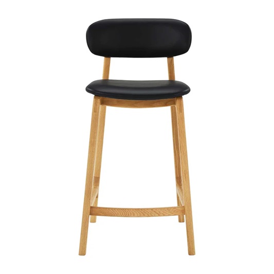 Lazio Leather Bar Stool