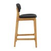 Lazio Leather Bar Stool