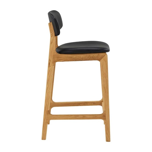Lazio Leather Bar Stool