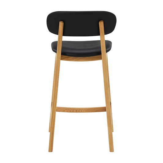 Lazio Leather Bar Stool