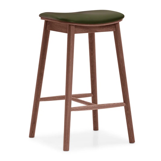 Maggie Leather Bar Stool