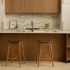 Maggie Leather Bar Stool