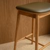 Maggie Leather Bar Stool