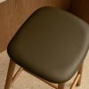 Maggie Leather Bar Stool