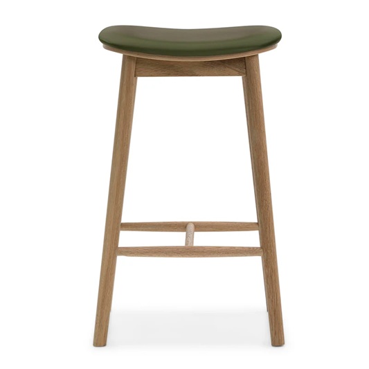 Maggie Leather Bar Stool