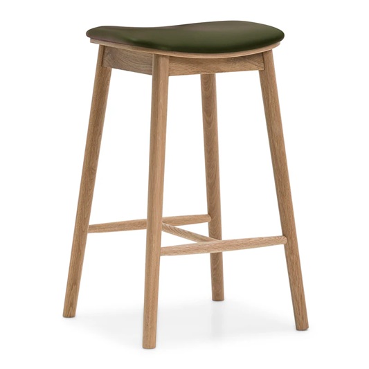 Maggie Leather Bar Stool