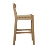 Santana Rattan Bar Stool With Backrest