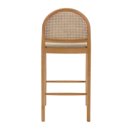 Zola Bouclé Arch Bar Stool