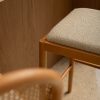 Zola Bouclé Arch Bar Stool