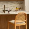 Zola Bouclé Arch Bar Stool