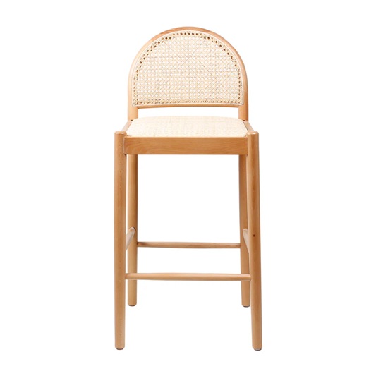 Zola Rattan Arch Bar Stool
