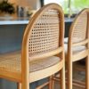 Zola Rattan Arch Bar Stool