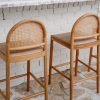 Zola Rattan Arch Bar Stool