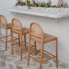 Zola Rattan Arch Bar Stool