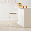 Winora Leather Bar Stool