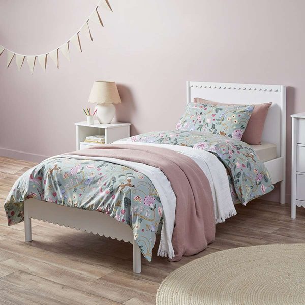 Aela Single Bed – White