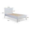 Aela Single Bed – White