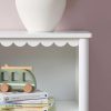 Aela Low Bookcase – White