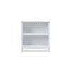 Aela Low Bookcase – White
