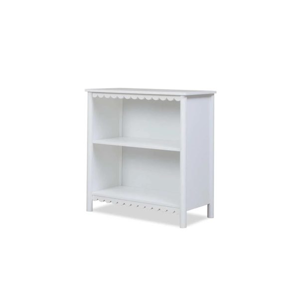 Aela Low Bookcase – White