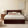 Aira Upholstered Bed – Chocolate