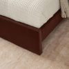 Aira Upholstered Bed – Chocolate