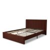 Aira Upholstered Bed – Chocolate