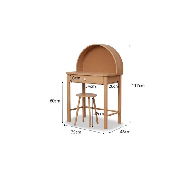 Bambi Kids Desk & Stool Set