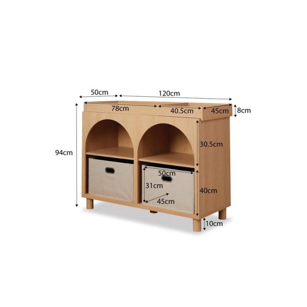 Bambi 4-Shelf Change Table