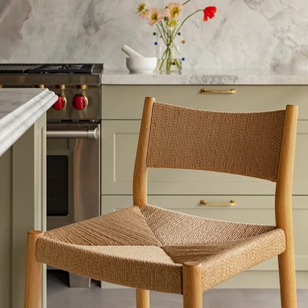 Casablanca Woven Cord Bar Stool