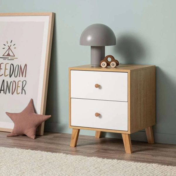 Milo 2-Drawer Bedside Table