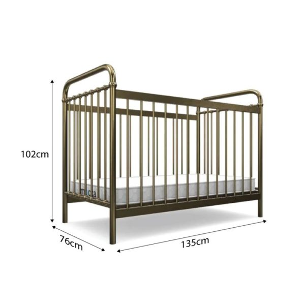 Siena Steel Baby Cot