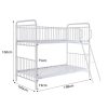 Siena Steel Bunk Bed