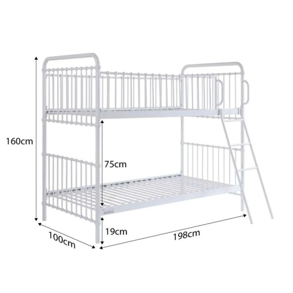 Siena Steel Bunk Bed