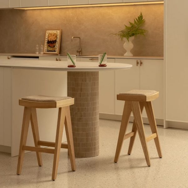 Verona Fabric Bar Stool