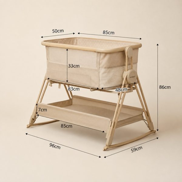 Woodbuilt Bedside Bassinet