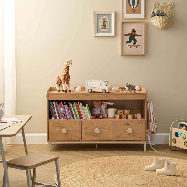 Renzo Book Storage with Toy Drawer Organiser