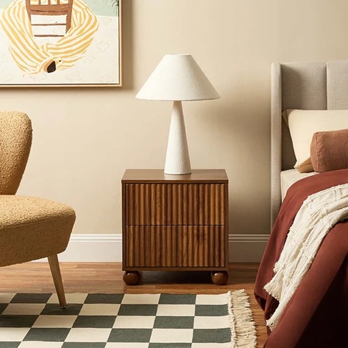 Sammy Ball Feet Side Table